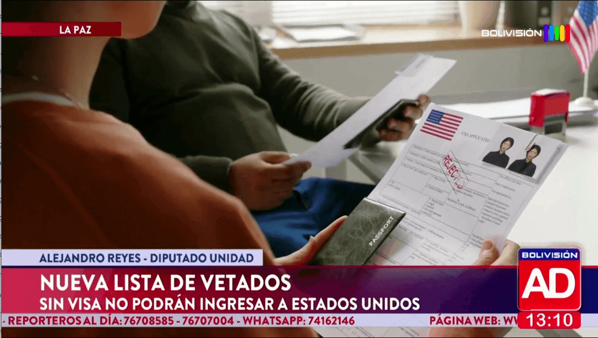 Fotografía de  Nueva lista de vetados en Estados Unidos