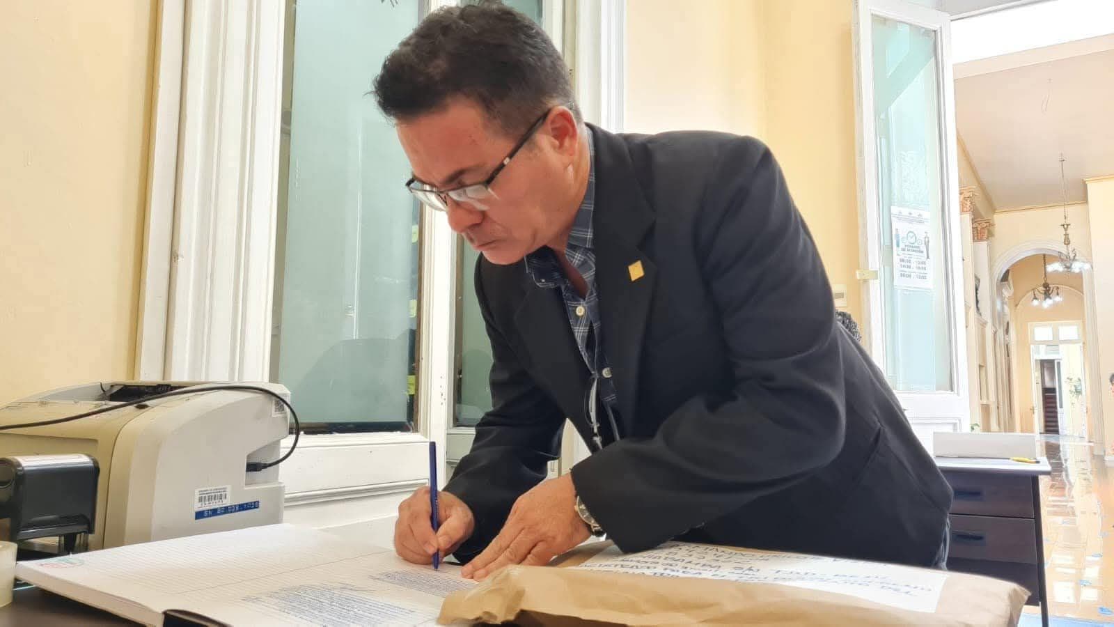 Fotografía de José Armando Urioste, el nuevo rostro al frente de la Fiscalía