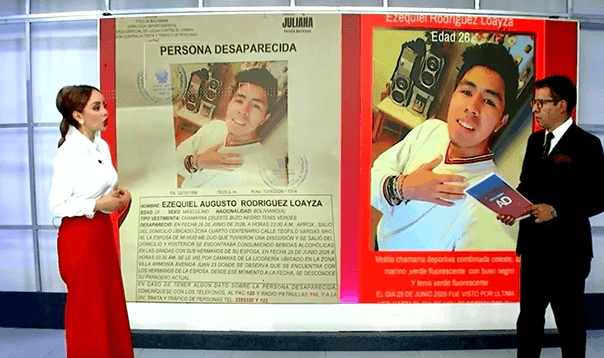 Fotografía de Encontraron sin vida a Ezequiel en La Paz tras operativo policial, caso de la Red Bolivisión