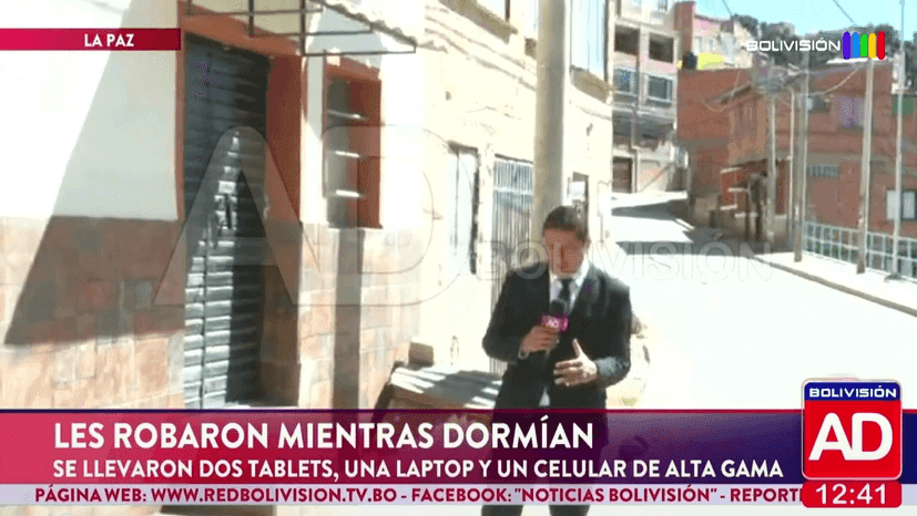 Robaron equipos valuados en más de Bs 60 mil en La Paz