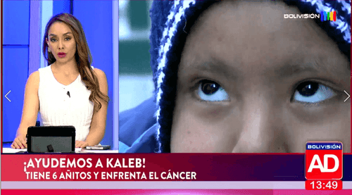  Ayudemos a Kaleb: tiene 6 años y enfrenta una dura lucha contra el cáncer en La Paz