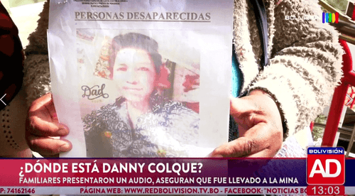 Caso Danny Colque: familia presentó una grabación y la Policía inició pericias
