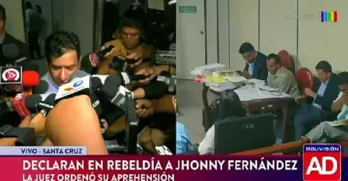 Jhonny Fernández declarado en rebeldía