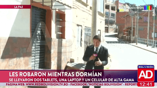 Robaron equipos valuados en más de Bs 60 mil en La Paz
