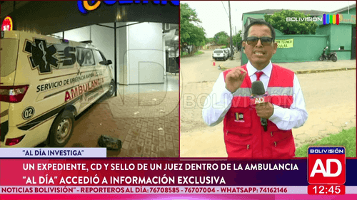 Nuevos elementos al interior de la ambulancia