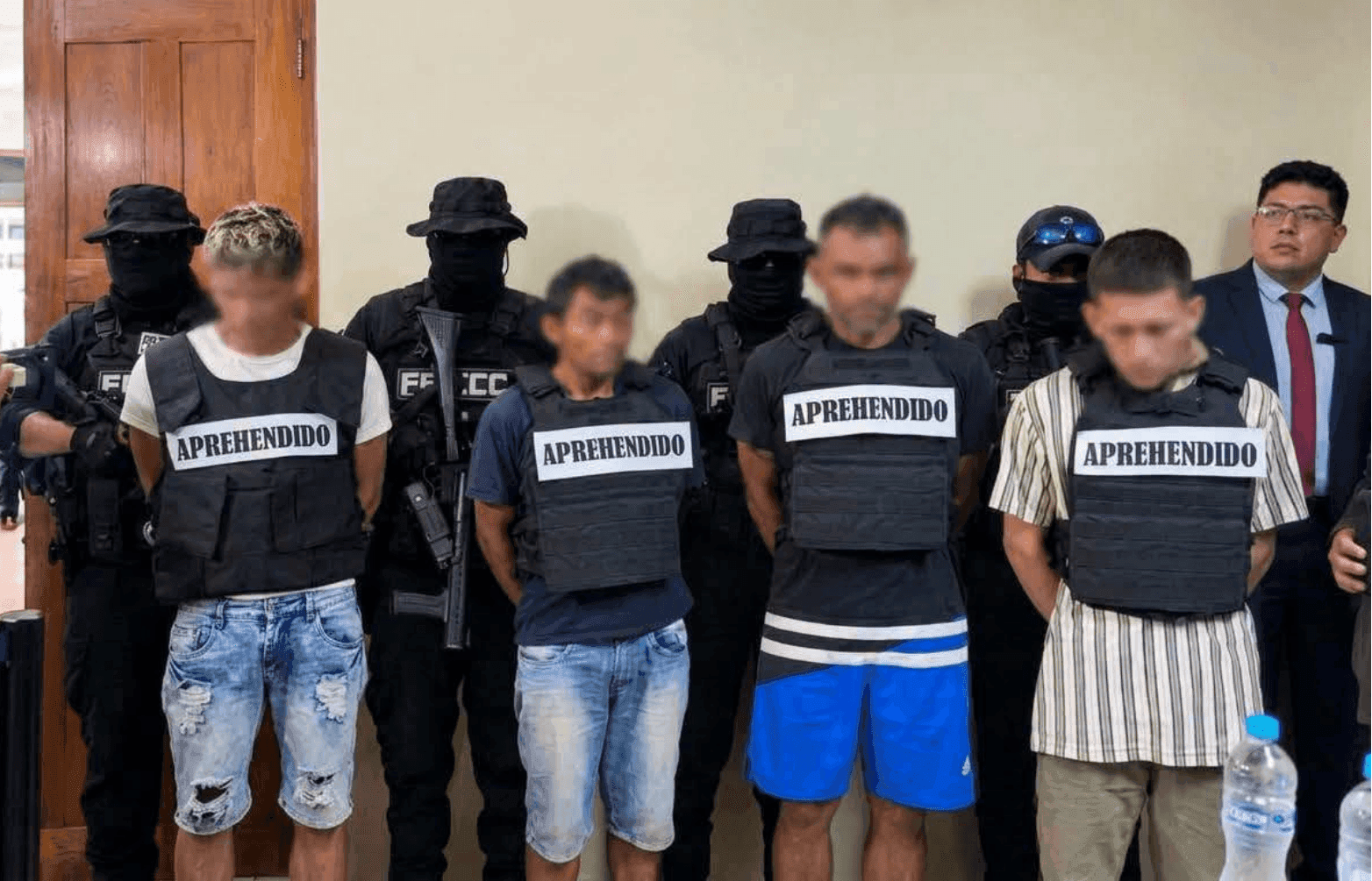 Cuatro presuntos miembros del Comando Vermelho fueron aprehendidos en Riberalta tras un asesinato