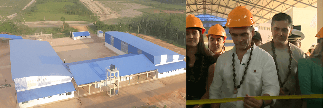 Fotografía de Rodrigo Paz plantea a Pando como polo de desarrollo durante entrega de obras en Cobija