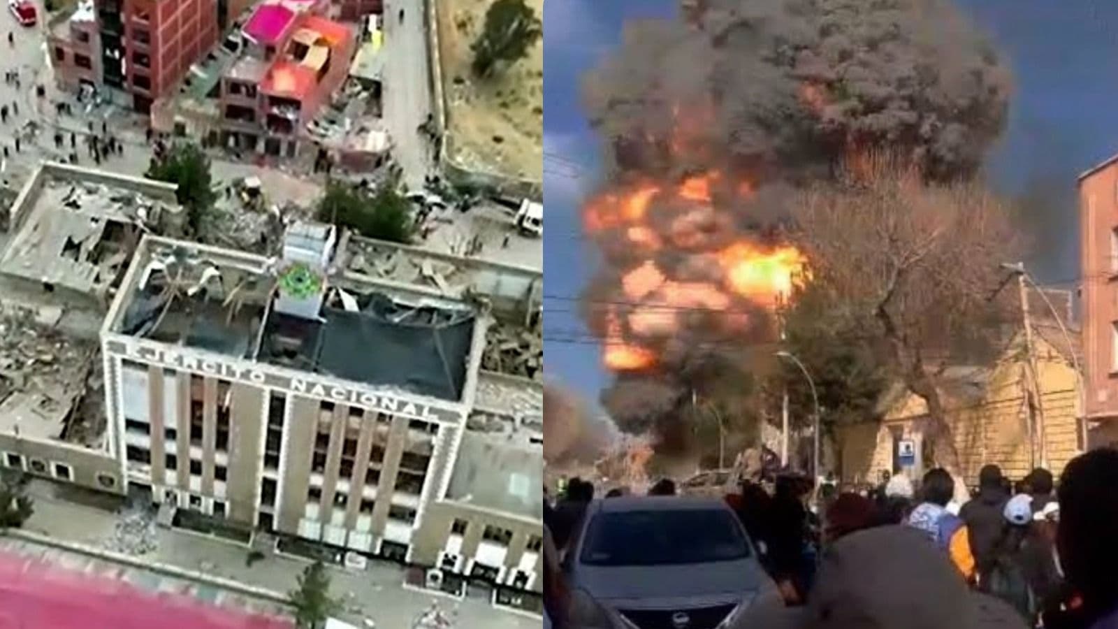 Familiares recuperan los restos de las víctimas de la explosión en Viacha
