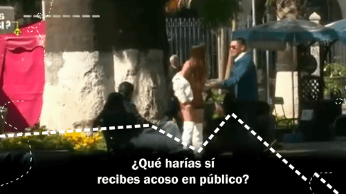 ¿Qué harías si eres testigo de acoso en público?