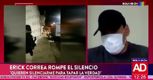 Erick correa desde la clandestinidad
