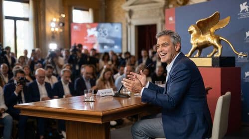 George Clooney desafía a Trump con una sonrisa: el contundente mensaje que lanzó en Venecia