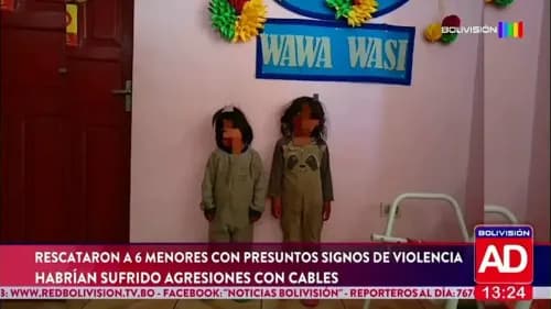 Rescatan a seis menores con presuntos signos de violencia en Potosí