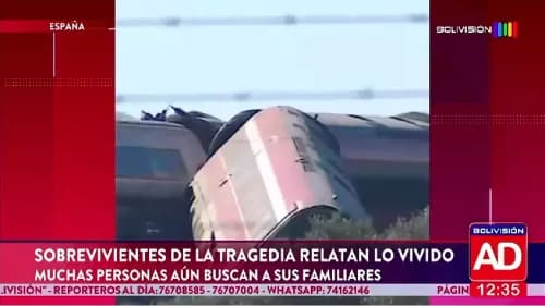 Choque de trenes en España deja 64 personas fallecidas