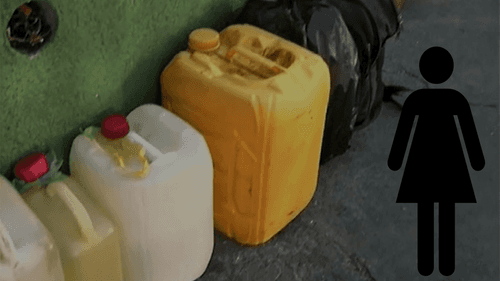 APREHENDEN A DOS MUJERES CON 40 LITROS DE GASOLINA