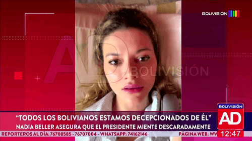 Todos los bolivianos estamos decepcionados de Paz”: Beller aseguró que el presidente miente