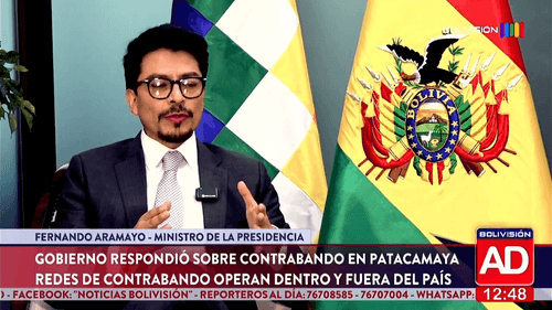 Exclusivo: Aramayo habla sobre las redes de contrabando