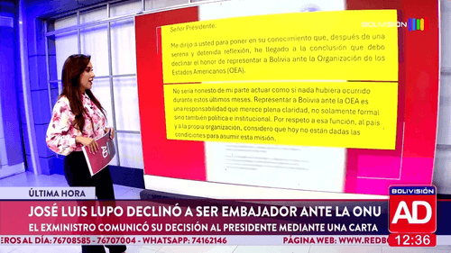 Última hora: José Luis Lupo declinó ser embajador ante la OEA