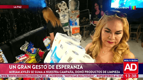 Miriam Avilés se sumó a NoEstánSolos con una donación