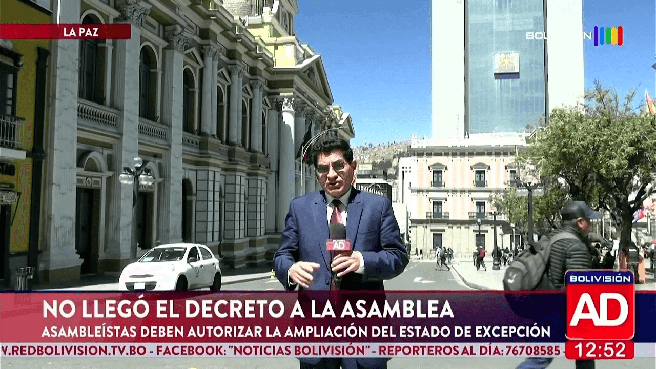 Fotografía de Estado de excepción: el decreto todavía no llega a la Asamblea
