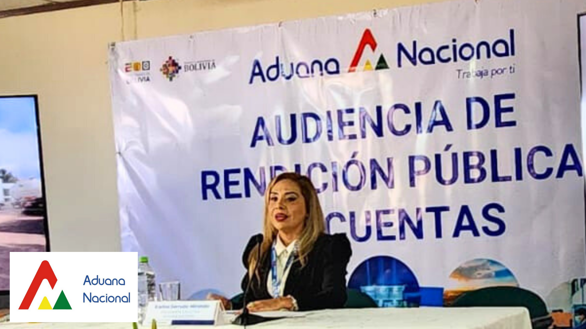 Audiencia de rendición de cuentas inicial gestión 2024- Aduana Nacional