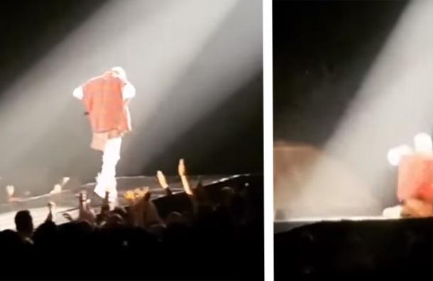 La impactante caída de Justin Bieber desde el escenario en pleno concierto